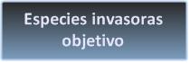 Especies objetivo